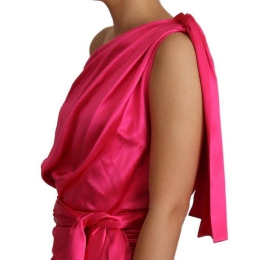 Dolce Pink drape Dress